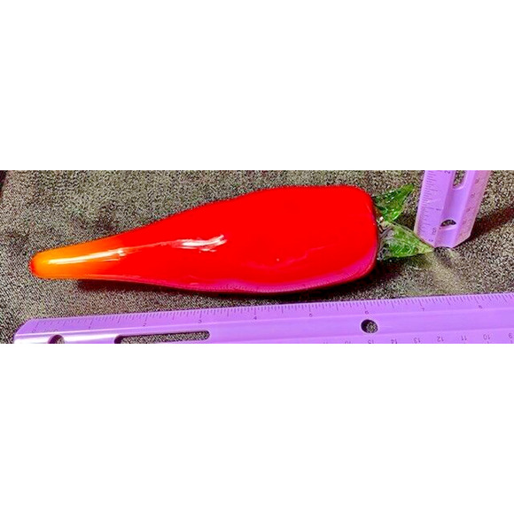 Murano Styled Fruit & Veggies Handblown Glass Lot of 6 Vintage - Picture 3 of 16